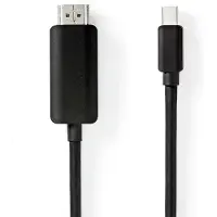 Nedis Mini DisplayPort-Kabel | Mini-DisplayPort Male naar HDMI | 48 Gbps | 2 m | 1 stuks - CCGB37604BK20 CCGB37604BK20