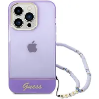 GUESS Guhcp14xhgcohu Iphone 14 Pro Max 6.7 Pearl Strap Telefoonhoesje