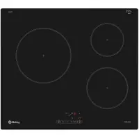 Balay 3EB864FR, zwart, geïntegreerd, 59,2 cm, inductiekookplaat met zones, glaskeramik, 3 zone(s)