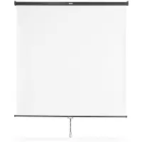 Hama 00021576 Oprolbaar projectiescherm 175 x 175 cm Beeldverhouding: 1:1