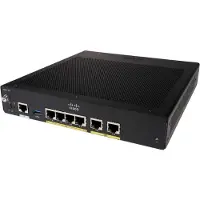 Cisco Integrated Services Router 921 - Router - Switch met 4 poorten - 1 GbE - WAN-poorten: 2