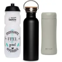 Retulp - Voordeel pakket Waterflessen - Bidon - Drinkfles - Waterfles - Thermosbeker - Waterflessen - 3 Stuks