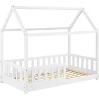 Juskys Kinderbed Marli - 80 x 160 cm - Wit