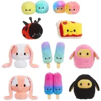 FLUFFIE STUFFIEZ Kleine Plush - 18,9 cm - Bij / Lieveheersbeestje - Plukknuffel