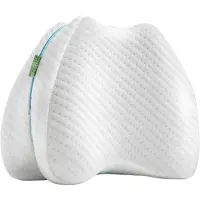 DYNMC you Kniekussen voor in Bed Zijslapers | Ergonomisch Memory-Schuim Beenkussenvoor Comfort en Ondersteuning | Ademend en Wasbaar 26x22 cm | Kniekussen Traagschuim Orthopedisch | Knie Kussen