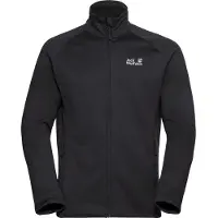Jack Wolfskin - Peak District Fullzip - Fleecevest 3XL, zwart