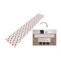 KitchenYeah Keukenloper - Loper keuken - Meiden - Lieveheersbeestje - Bloemen - Patronen - 300x50 cm - Keukenloper vinyl