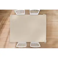 KitchenYeah Tafelkleed - Tafellaken - 260x180 cm - Beige - Effen kleur - Binnen en Buiten