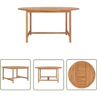 The Living Store De Living Store tuintafel, 150 x 76 cm, massief teakhout