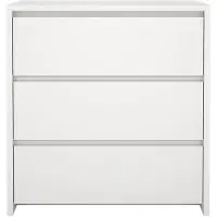 Ebuy24 Next kommode 3 lades wit.