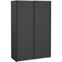 Tvilum Bergamo schuifdeurkast 2 deuren 140x220cm mat grijs.