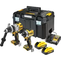 DeWalt DCK2200H2T-QW 18V combopack 18V Li-ion 2x 5.0 Ah powerstack accu