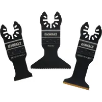 DeWalt invalzaagbladenset hout, gips, kunststof 3-delig