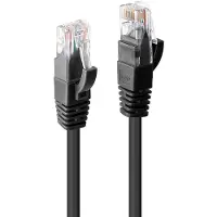 Lindy - Cordon de raccordement - RJ-45 (M) pour RJ-45 (M) - 15 m - UTP - CAT 6 - moulé sans crochet bloqué - noir