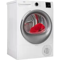 Beko Bm3t38210w1 - Warmtepompdroger - 8 Kg - 64 Db - Energieklasse E | Nieuw (outlet) | Lichte schade