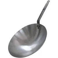 De Buyer Wokpan | Plaatstaal | 1.8 kg | 8.5 x Ø35 cm