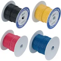 Ancor Tinned Cooper Wire 10 Awg/5 Mm2 Cable Zwart 30 m