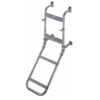 Goldenship Ladder C-90 4 Steps Zilver