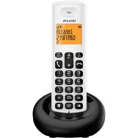 Alcatel E160, DECT-telefoon, 50 nummers, Identificatie van de beller, Zwart, Wit