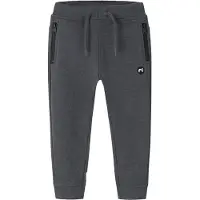 Name it Broek 'NMMVimo' donkergrijs / zwart / wit