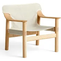 HAY Bernard Lounge Chair Water-based Lacquered /Raw - Fauteuils Canvas Oak - AA724-A463