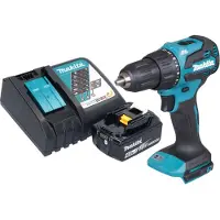 Makita DHP 490 RG1 accu klopboormachine 18 V 65 Nm borstelloos + 1x accu 6.0 Ah + lader