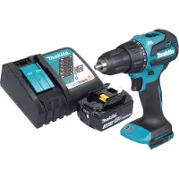 Makita DHP 490 RF1 accu klopboormachine 18 V 65 Nm borstelloos + 1x oplaadbare accu 3.0 Ah + oplader