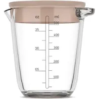 Mepal Maatbeker Met Deksel Chef It Beige 500 Ml