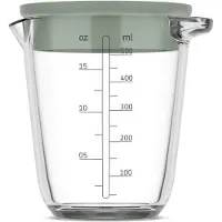Mepal Maatbeker met Deksel Chef It Glas 500ml