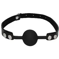 Ouch! Siliconen Ball Gag - Zwart