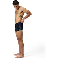 Speedo Tech Panel Swimming Boxer Zwart UK 32 Man