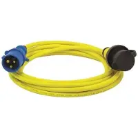VETUS Cee Ip44 H07bq-f Ground Connection Cable 3g 5 M 16a Geel