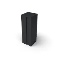 Geroba Collu Brievenbus Zwart 350 x 350 x 1000 mm