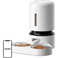Petlibro Voerdispenser In Silo-stijl Met Dubbele Voerbak 5l