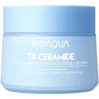 BIOAQUA 7X Ceramide Gezichtscrème – Hydraterend, Kalmerend, Barrièreherstel, Met Centella, Hyaluronzuur, Voor Gevoelige Huid, 50g