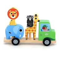 Vilac - Tractor with Trailer and Stacking Animals (7637)