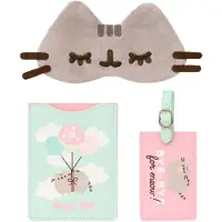 Pusheen Foodie Collection Passport Holder And Luggage Tag Roze