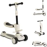 Byox Checkmate Royal White 2-in-1 Step/Loopfiets