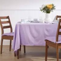 Homescapes tafelkleed lila - 137 x 178 cm, 100% katoen