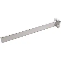 Sotech 2 stuks handdoekhouder Peti aluminium verchroomd, lengte: 325 mm incl. bevestigingsset voor wandmontage