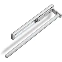 Sotech Aluminium Handdoekhouder TED 1-armig EV1 geanodiseerd (325 - 487 mm, uitschuifbaar) telescopisch handdoekrek geschikt voor badkamer of keuken