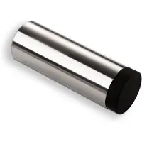 Sotech 2 stuks deurstopper Topper, echt RVS, muurafstand: 87 mm, diameter: 30 mm