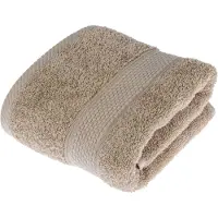 Homescapes badstof handdoek 100% katoen beige
