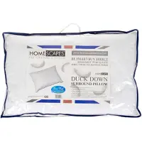 Homescapes 3-kamer kussen 50x75 cm, medium-zacht met veren kern en dons