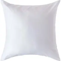 Homescapes Biologisch Kussensloop 60x60 cm – Wit – 100% Egyptisch Katoen Satijn – Draaddichtheid 400