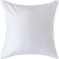 Homescapes Biologisch Kussensloop 40x40 cm – Wit – 100% Egyptisch Katoen Satijn – Draaddichtheid 400