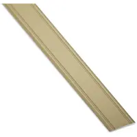 Sotech 1 stuk Overgangsprofiel Cross zelfklevend extra plat messing geanodiseerd Overgangsrail Breedte 30 mm Lengte 100 cm Vloer-profiel Compensatieprofiel