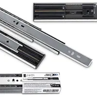 Sotech 4 Paar (8) Volledig uitschuifbaar Ladegeleider KV1-45-H45-L500-SC Lengte 500 mm Draagkracht 45 kg gegalvaniseerd van