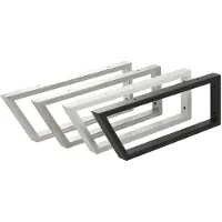 Sotech 2 stuks Wastafelsteunen TWK450 mm voorzijde 60° afgeschuind roestvrij staal geborsteld Design wastafelsteun Stabiele wandsteunen