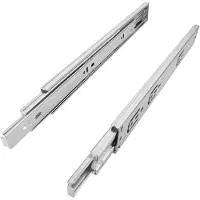 Sotech 1 paar volledig uittrekbare ladegeleiders KV1-35-H45-L350-PP 350 mm met Push-to-Open voor greeploze laden Telescopische loper belastbaar tot 35Kg